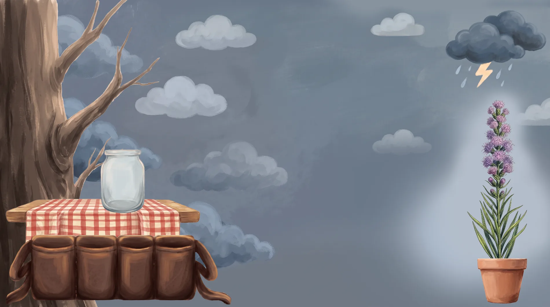 Narrative Backdrop — Bloom It