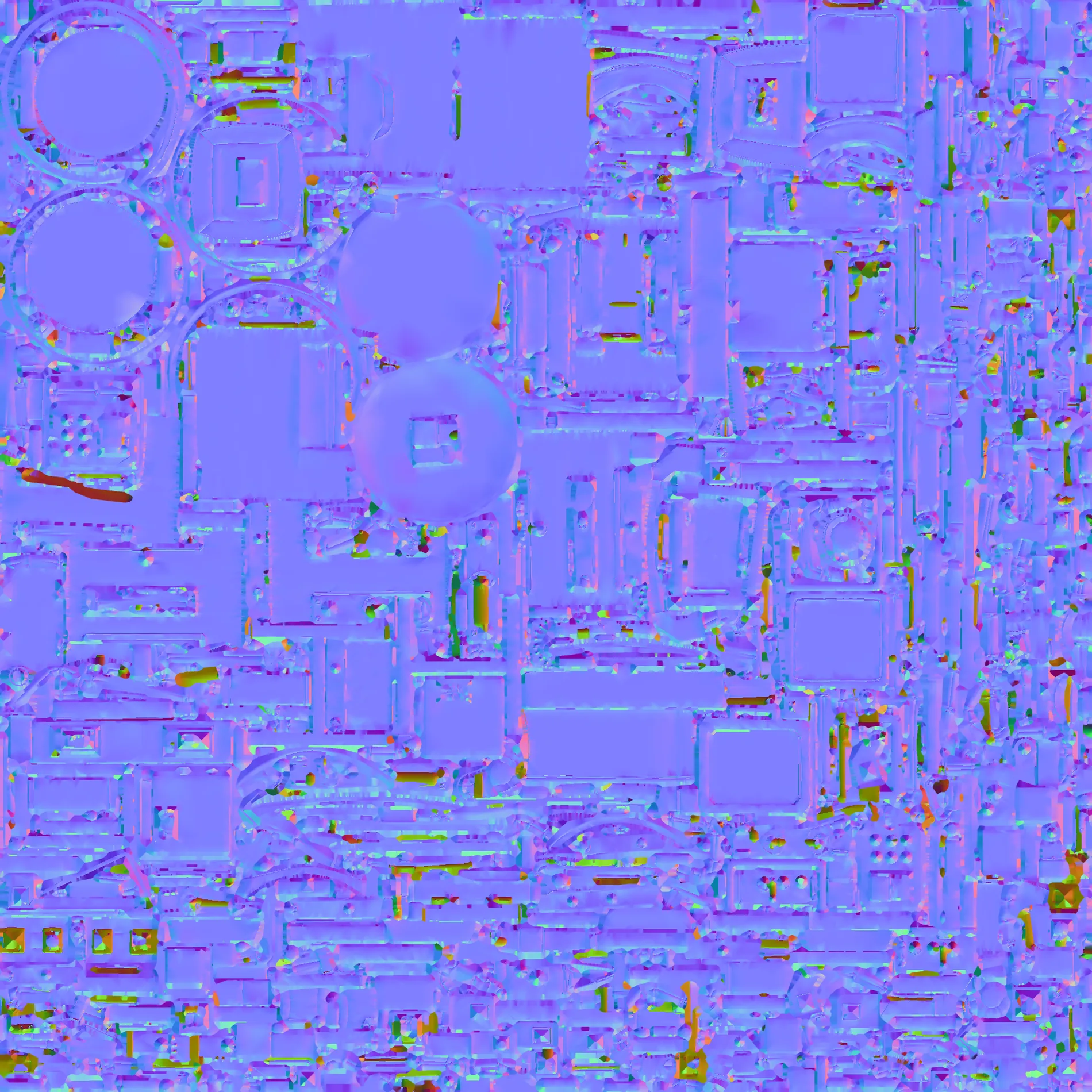 Pallet & Bucket — Normal Map — Color Mixing Workshop